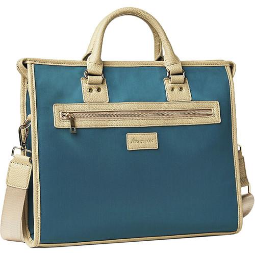 Setton Brothers Teal Laptop Briefcase