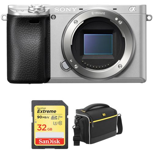 Sony Alpha a6300 Mirrorless Digital Camera Body with Accessory Kit