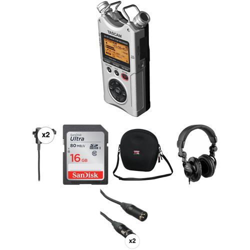 Tascam DR-40 One-on-One Interviewer Package, Tascam, DR-40, One-on-One, Interviewer, Package