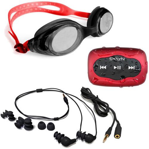 Underwater Audio SYRYN Waterproof MP3 Player and Swimbuds In-Ear Headphones Bundle, Underwater, Audio, SYRYN, Waterproof, MP3, Player, Swimbuds, In-Ear, Headphones, Bundle