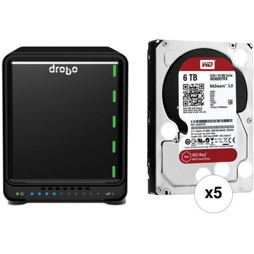 Drobo 5D 30TB 5-Bay Professional Storage Array Kit with Drives