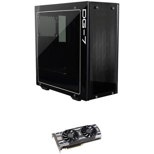 EVGA GeForce GTX 1070 SC GAMING Graphics Card & EVGA DG-75 Mid-Tower Case Kit