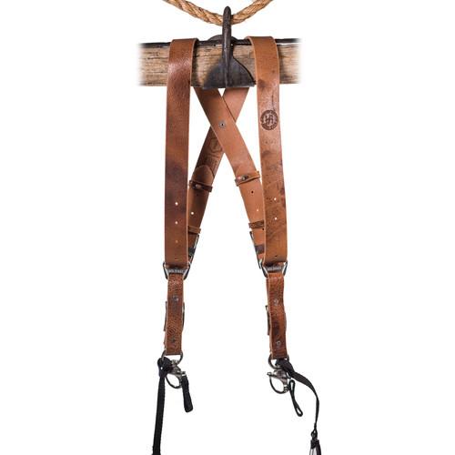 HoldFast Gear Money Maker 2-Camera Leather Harness without D-Rings 