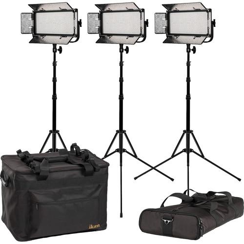 ikan Mylo MW8 Half x 1 Daylight LED 3-Point Light Kit
