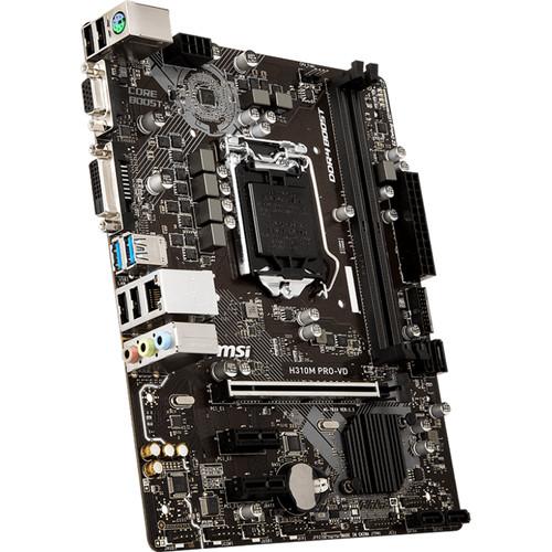 MSI H310M Pro-VD LGA 1151 Micro-ATX Motherboard