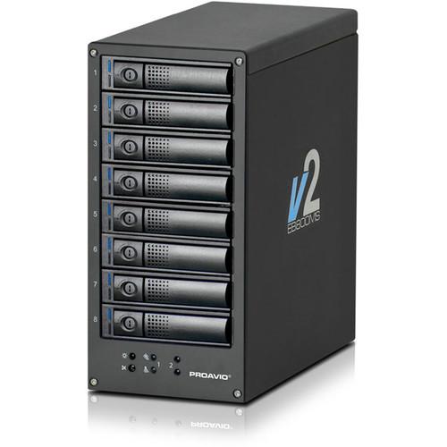 Proavio EB800MS V2 64TB 8-Bay RAID Storage Solution with PCIe Controller Card