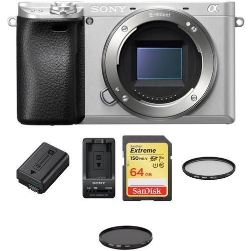 Sony Alpha a6300 Mirrorless Digital Camera Body Premium Kit