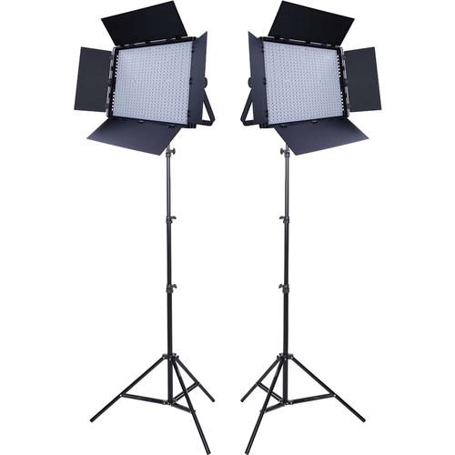 Studio Essentials 1200 Bi-Color LED Panel 2-Light Kit