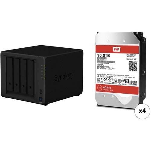 Synology DiskStation 40TB DS418 NAS Enclosure Kit with WD NAS Drives