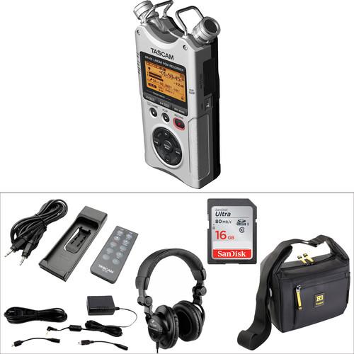 Tascam DR-40 Portable Recorder Value Pack