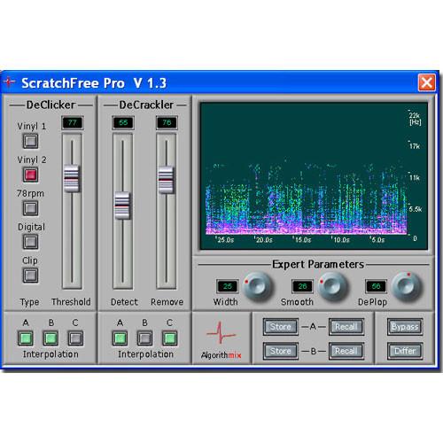 Algorithmix ScratchFree - Click Removal Plug-In, Algorithmix, ScratchFree, Click, Removal, Plug-In