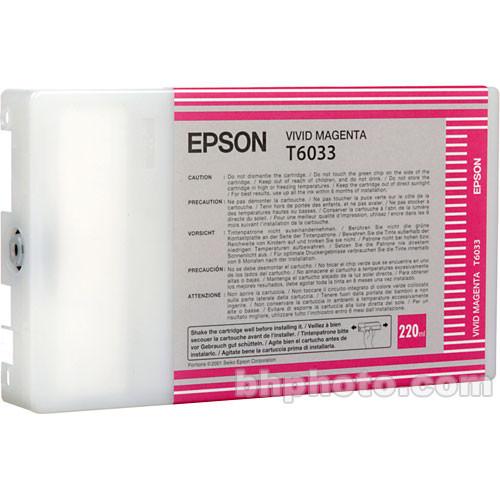 Epson T603300 Vivid Magenta UltraChrome K3 Ink Cartridge