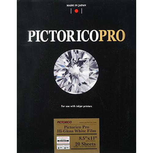 Pictorico Pro Hi-Gloss White Film for Inkjet Printing