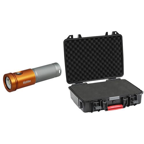 Bigblue AL2600XWP Molly 3 Photo Video LED Dive Light with Protective Case