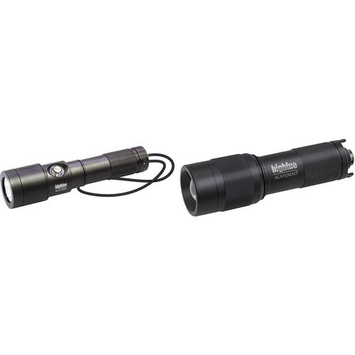 Bigblue AL450WMT Wide and AL1200NP Narrow LED Dive Light Combo Pack