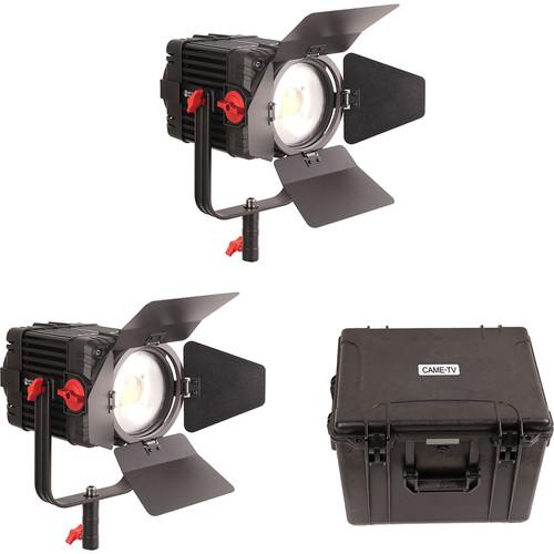 CAME-TV Boltzen 150W Fresnel Focusable LED Daylight 2-Light Kit