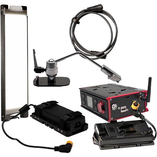 DMG Lumiere MINI Switch WDMX AC DC Kit with Offset Mount and V-Mount Battery Plate