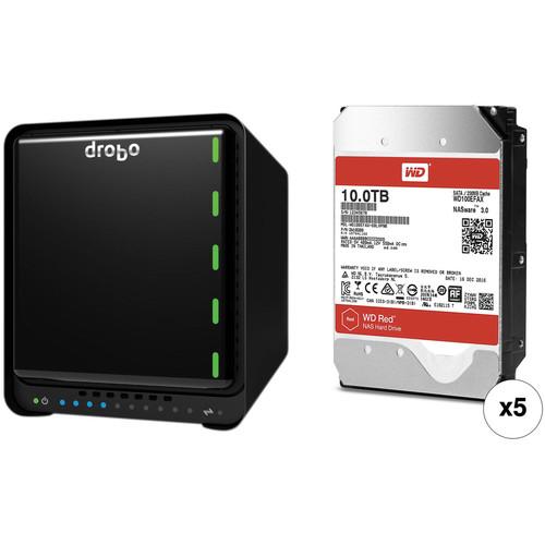 Drobo 5N2 50TB 5-Bay NAS Enclosure Kit with WD NAS Drives