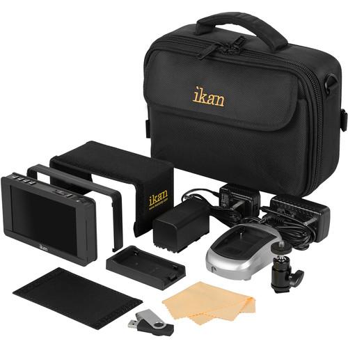 ikan DH5e-DK 5" On-Camera Field Monitor Deluxe Kit