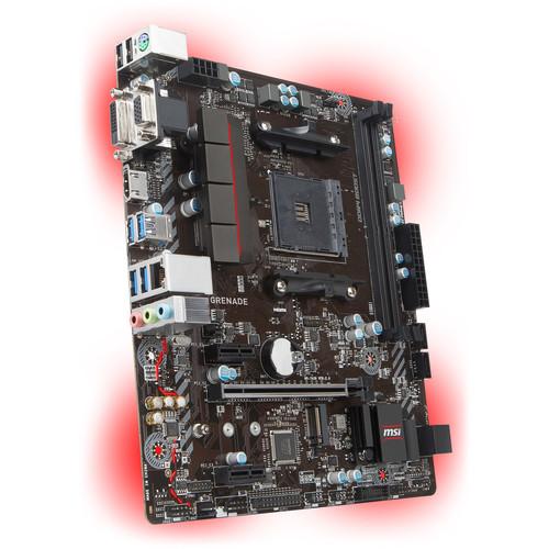 MSI A320M Grenade AM4 Micro-ATX Motherboard