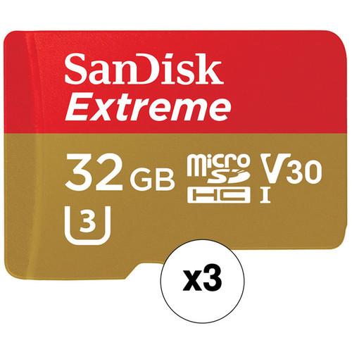 SanDisk 32GB Extreme UHS-I microSDHC Memory