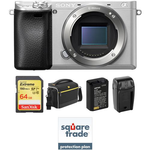 Sony Alpha a6300 Mirrorless Digital Camera Body Deluxe Kit