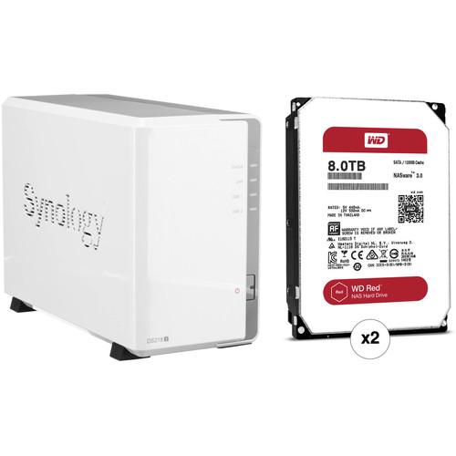 Synology DiskStation 16TB DS218j 2-Bay NAS
