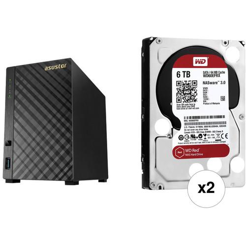 Asustor AS3102T 12TB 2-Bay NAS Server with Drives Kit
