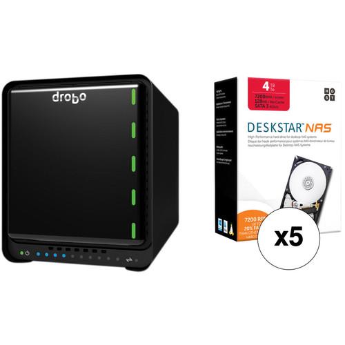 Drobo 5N2 20TB 5-Bay NAS Enclosure Kit with HGST NAS Drives