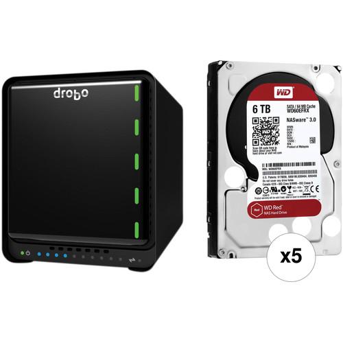 Drobo 5N2 30TB 5-Bay NAS Enclosure Kit with WD NAS Drives