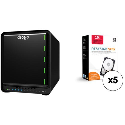 Drobo 5N2 50TB 5-Bay NAS Enclosure Kit with HGST NAS Drives