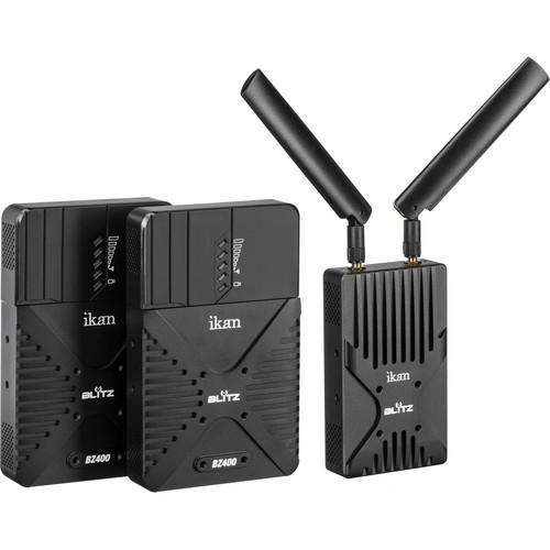 ikan Blitz 400 Pro Wireless Uncompressed 3G-SDI HDMI Video Kit with Dual Receivers