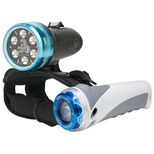 Light & Motion SOLA Dive 800 S F and GoBe S 500 Spot LED Light Combo Kit