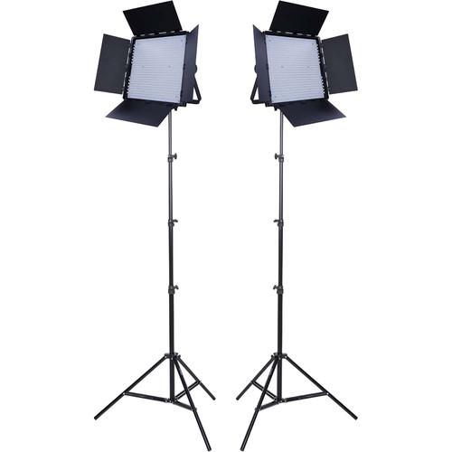 Studio Essentials 1200 Daylight LED Panel 2-Light Kit