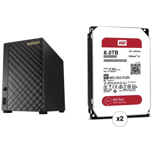 Asustor AS3102T 16TB 2-Bay NAS Server with Drives Kit