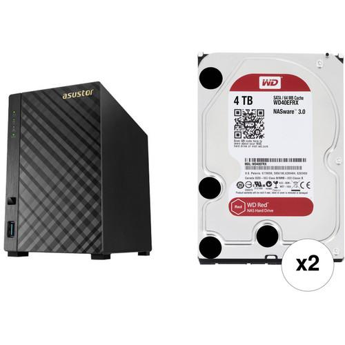 Asustor AS3102T 8TB 2-Bay NAS Server with Drives Kit