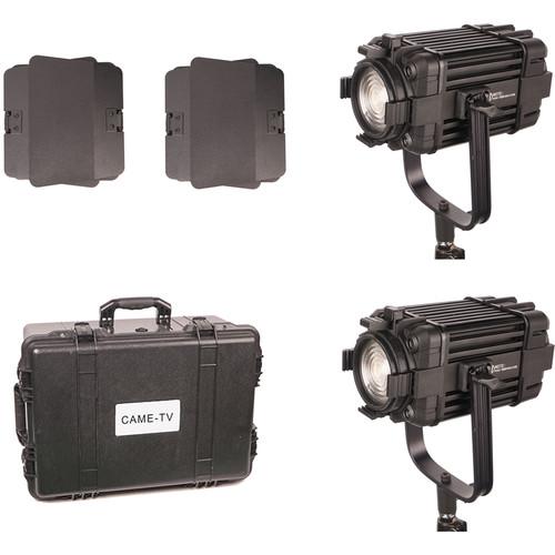CAME-TV Boltzen 60W Fanless Focusable Fresnel Daylight LED 2-Light Kit