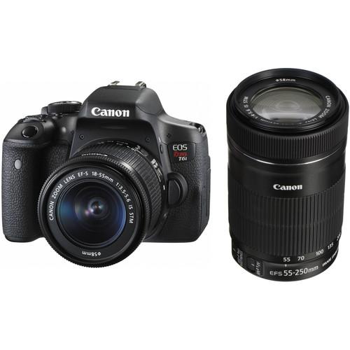 Canon EOS Rebel T6i DSLR Camera
