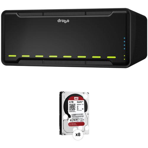 Drobo B810i 48TB 8-Bay iSCSI SAN Enclosure Kit with WD NAS Drives
