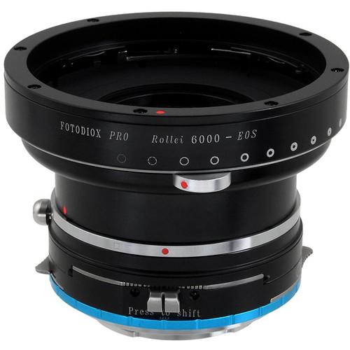 FotodioX Pro Lens Mount Shift Double Adapter for Rollei 6000 and Canon EOS Lenses to Sony Alpha E-Mount