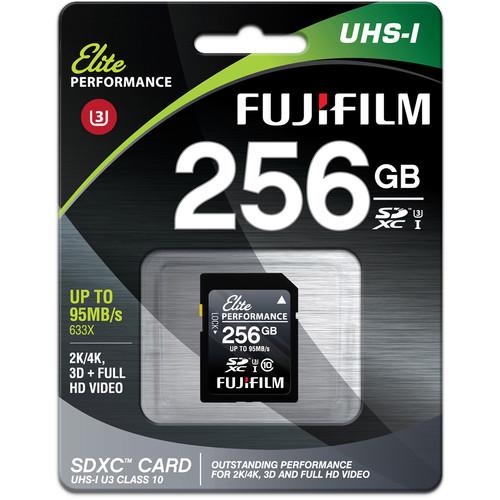 FUJIFILM 256GB Elite Performance UHS-I SDXC