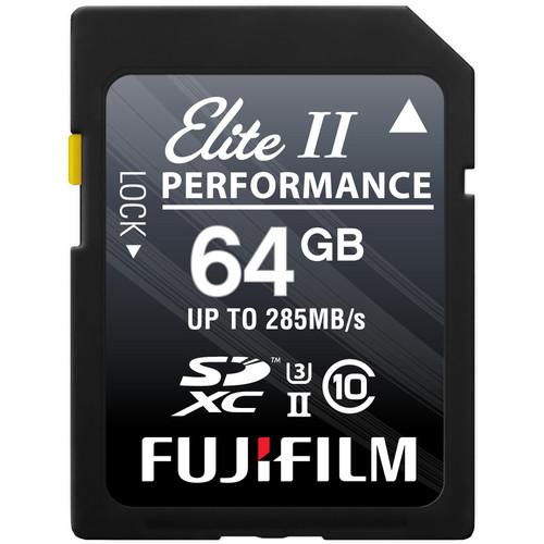 FUJIFILM 64GB Elite II Performance UHS-II