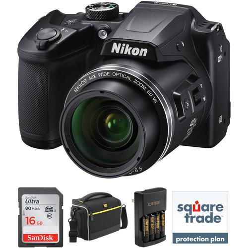 Nikon COOLPIX B500 Digital Camera Deluxe Kit