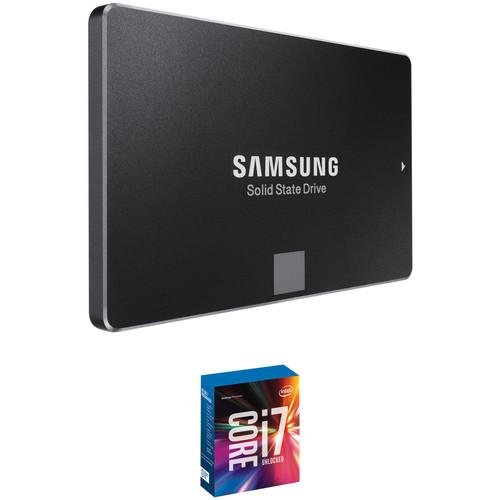 Samsung 1TB 850 Evo 2.5" SATA III SSD Kit with Intel Core i7-7700K Processor