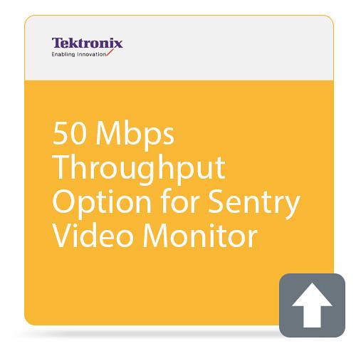 Tektronix 50 Mbps Throughput Option for Sentry Video Monitor