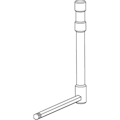 Dedolight 5.9" Long, Baby, Right-Angle Stud for Clamps