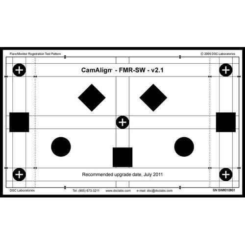DSC Labs FMR Standard Flare & Monitor Registration Chart