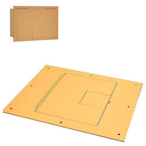 FSR FL-1500-2DBLK Floor Box with Divided Bracket