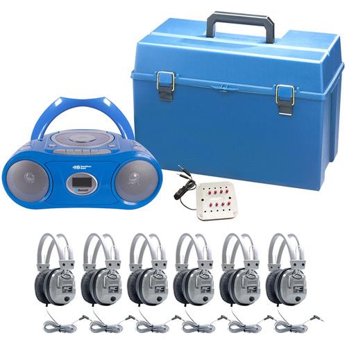 HamiltonBuhl HMC CD385 6SV 6-User CD Cassette Headphone Lab Pack