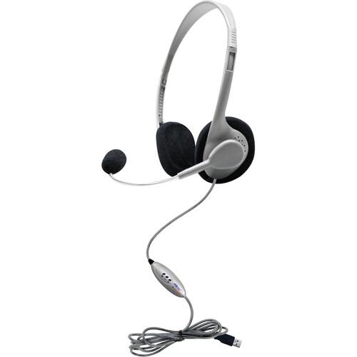 HamiltonBuhl Personal USB Headset with Microphone, In-Lin Volume, and Mute
